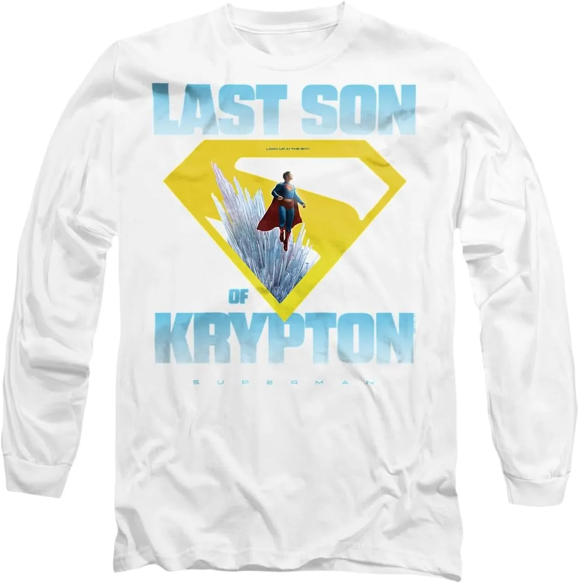 Popfunk Superman 2025 Last Son of Krypton Unisex Adult Long-Sleeve T Shirt
