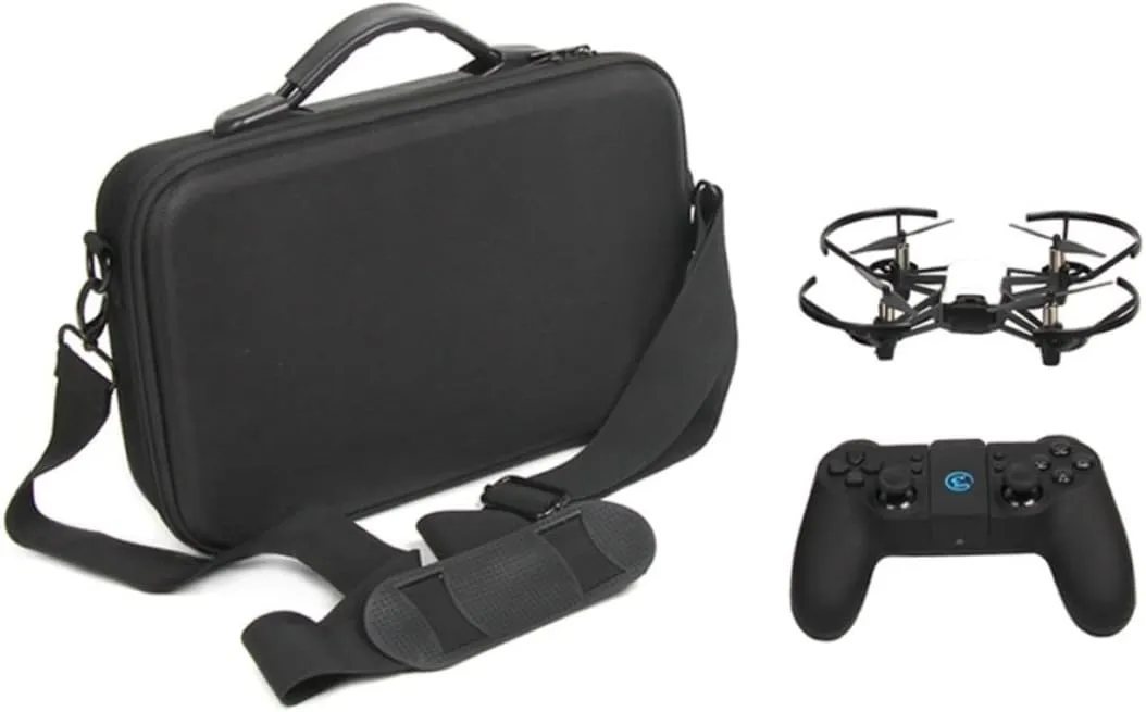 Portable Carrying Case for Drone and Accessories Lightweight Storage Bag with Detachable Shoulder Strap for Outdoor Travel and Protection of Remote