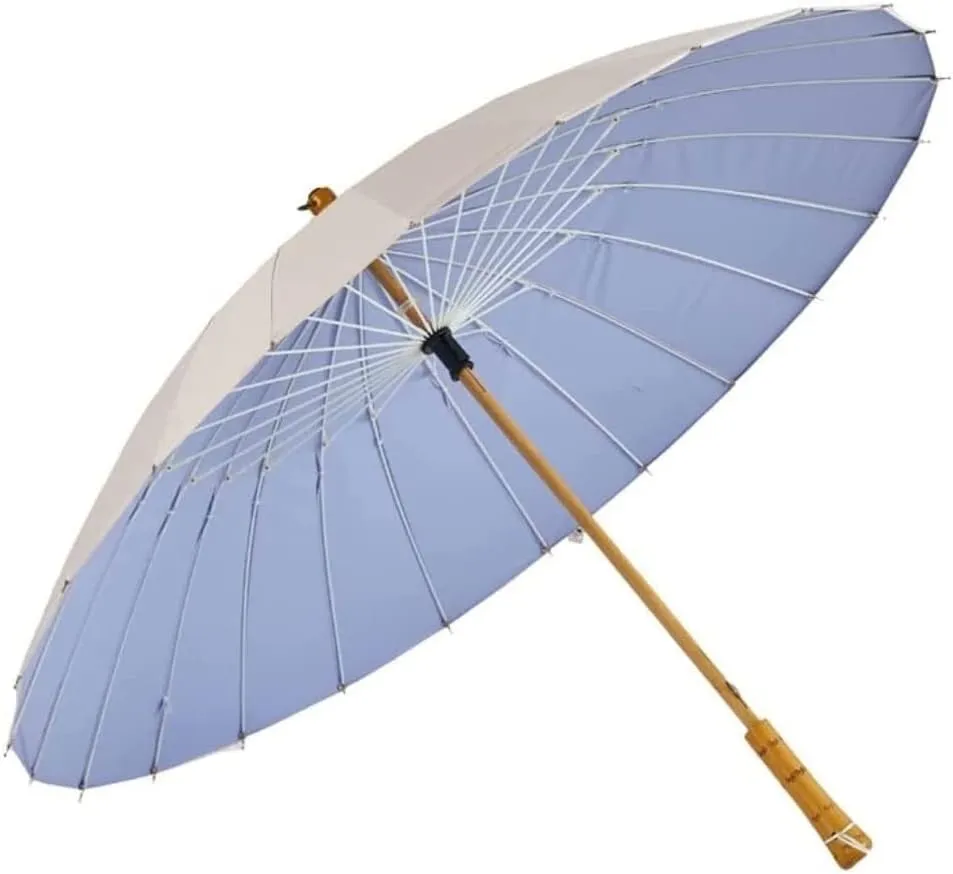 Portable Umbrella for Travel Umbrella Windproof Large Stick Umbrella with Tassel Wooden Handle Waterproof Canopy Vented Umbrella Umbrella Outdoor(Pink)