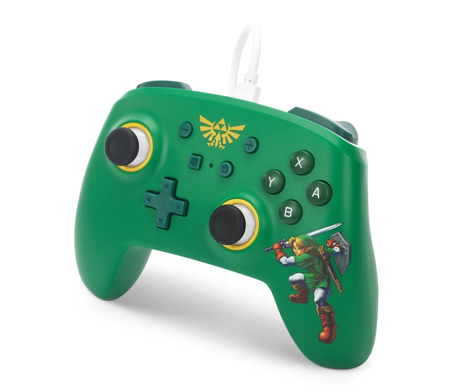 PowerA Nintendo Switch Wired Controller - Hyrule Defender, Detachable 10ft USB Cable, Plug & Play, Officially Licensed by Nintendo