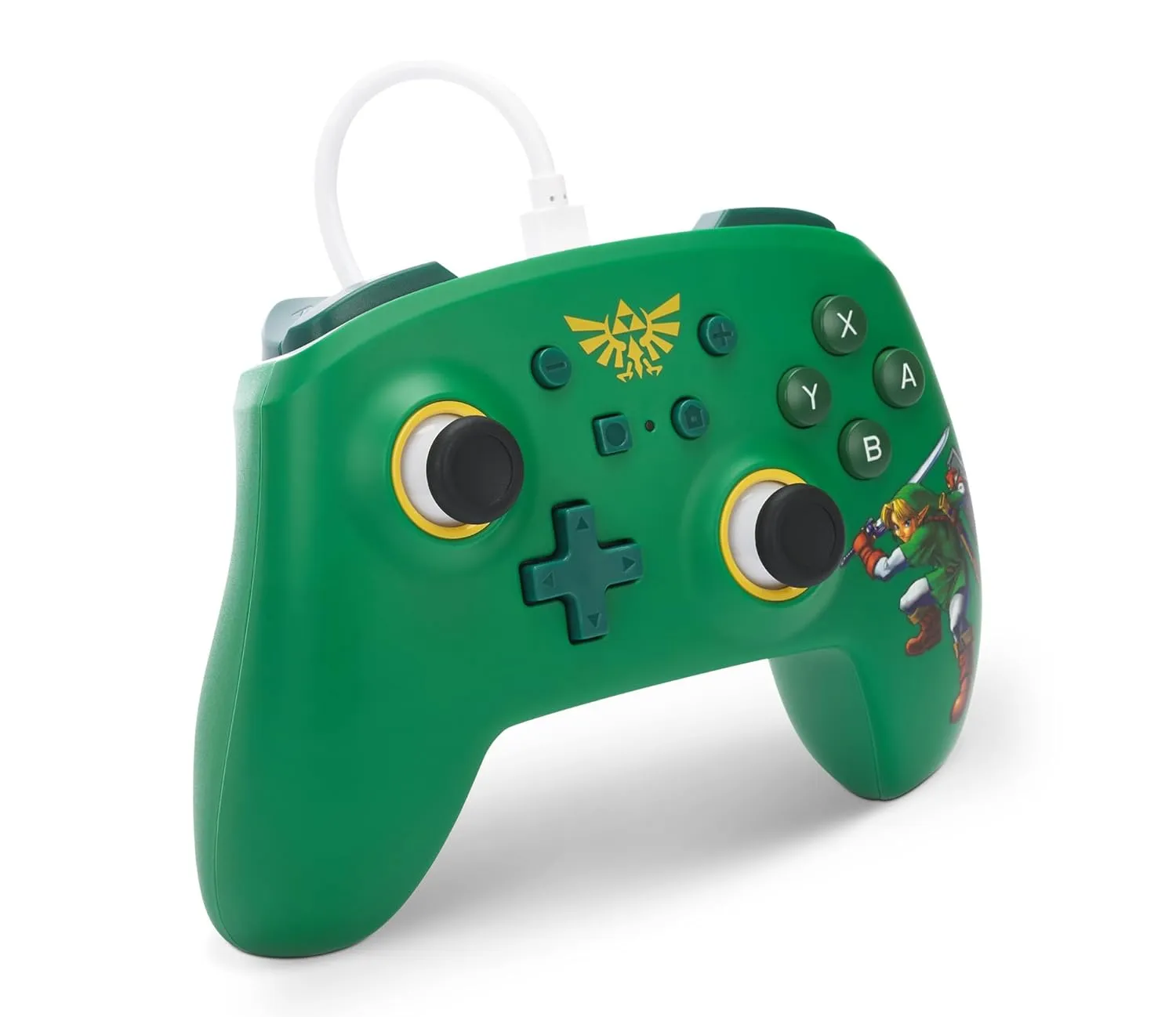 PowerA Nintendo Switch Wired Controller - Hyrule Defender, Detachable 10ft USB Cable, Plug & Play, Officially Licensed by Nintendo