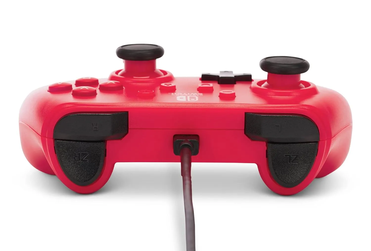 PowerA Raspberry Red USB Game Controller for Nintendo Switch