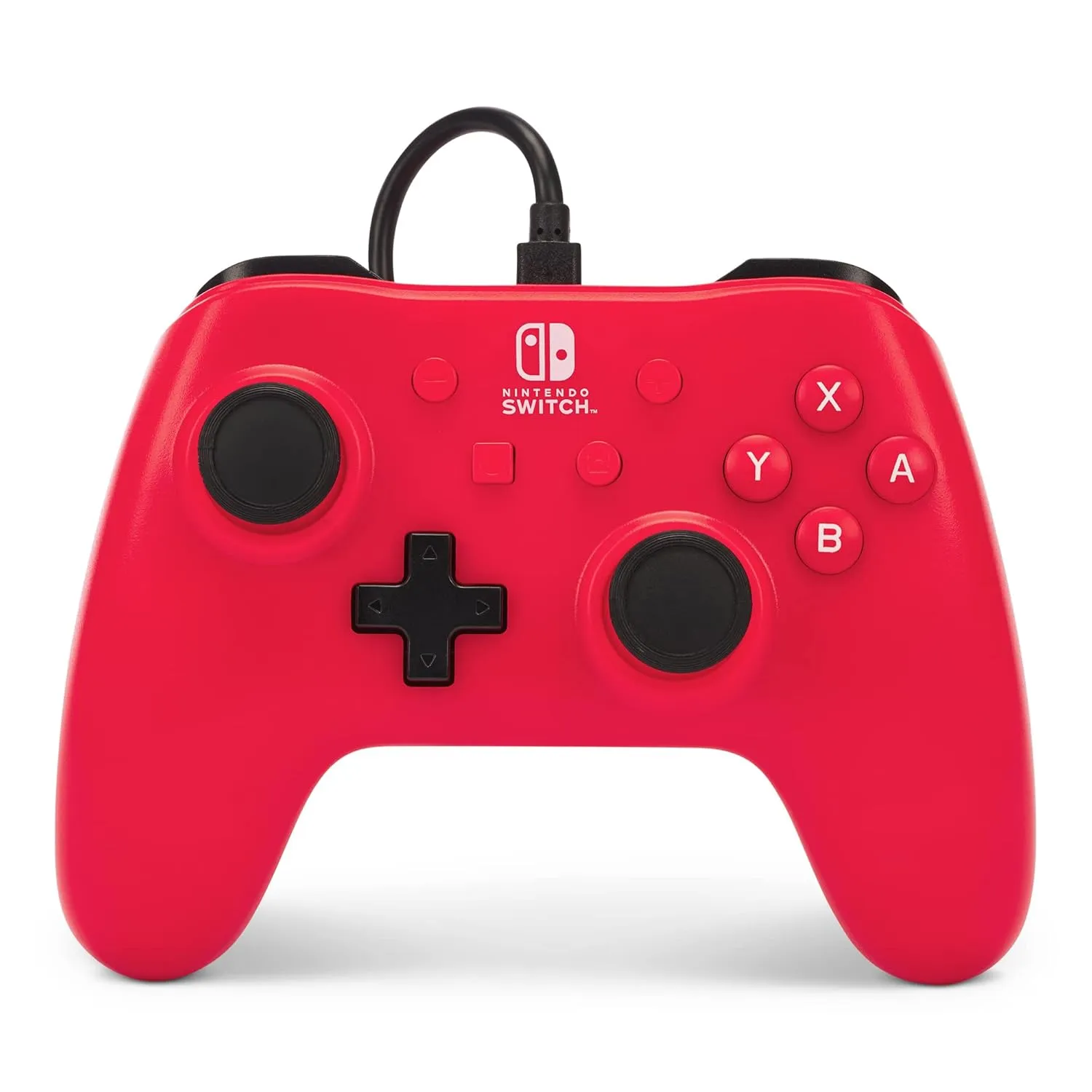 PowerA Raspberry Red USB Game Controller for Nintendo Switch