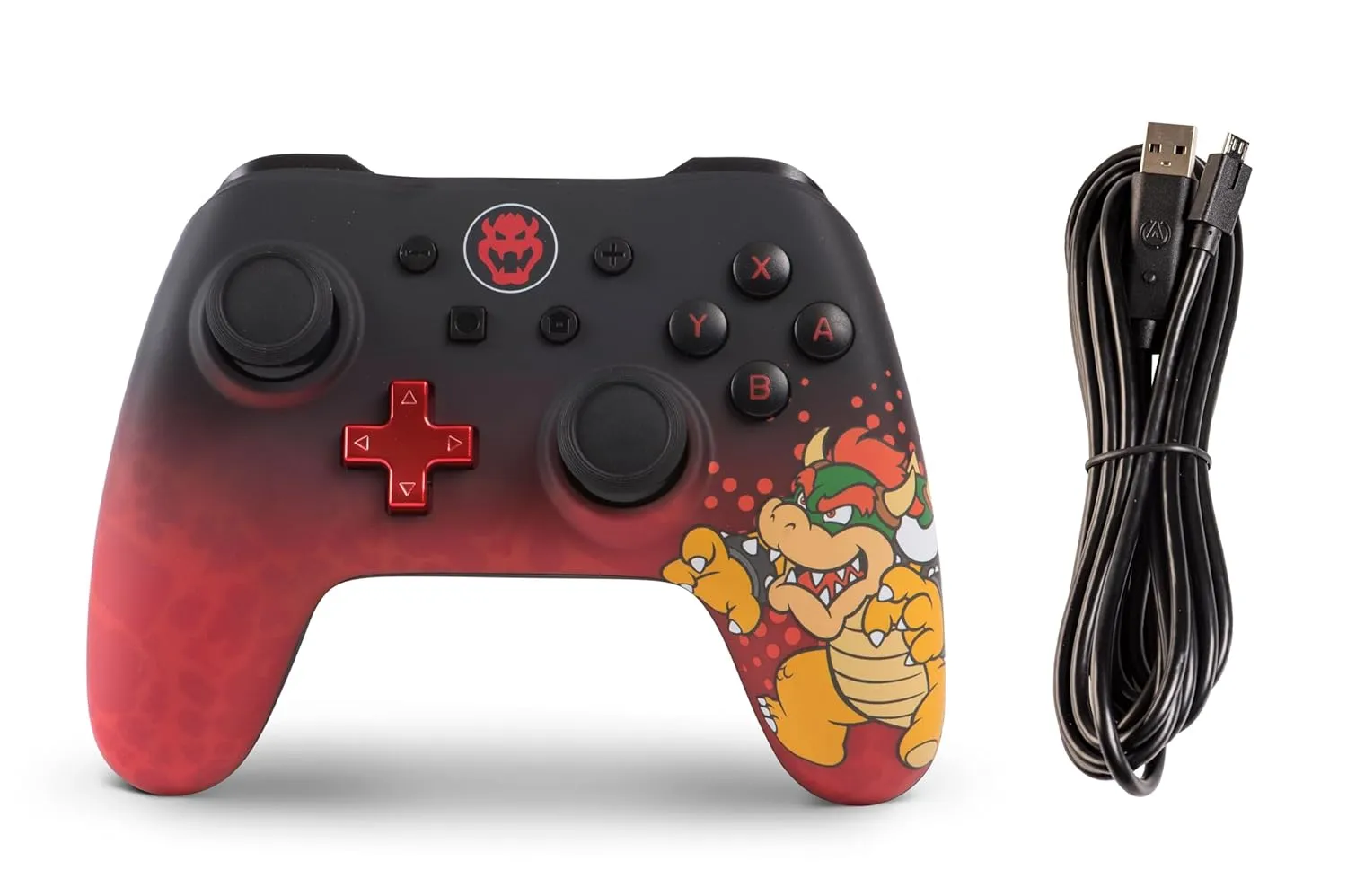 PowerA Wired Controller for Nintendo Switch - Bowser, Gamepad, Game controller, Wired controller, Officially licensed