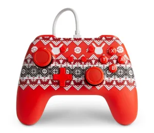 PowerA Wired Controller for Nintendo Switch - Pokémon Holiday Sweater
