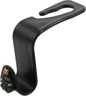 PRETYZOOM Christmas Car Hooks Hanger Cabochons Flatback Bag Hook for Car Resin Decoden Cabochons Travel Steamer for Clothes Travel Hangers Flat Rustic Charms to Glue on Jars Plastic