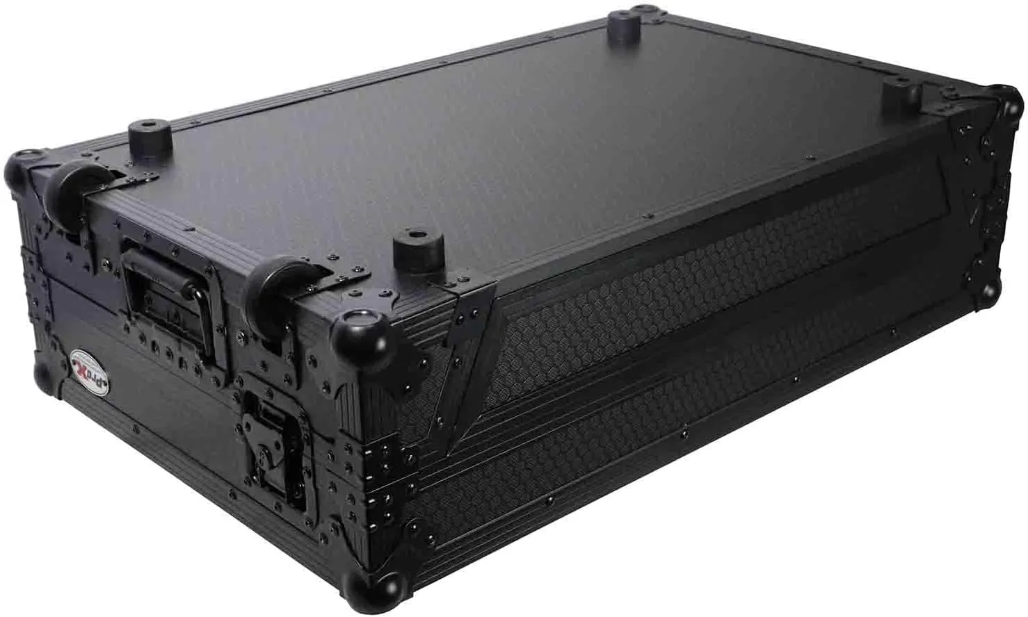 ProX Flight Case For RANE ONE DJ Controller with Sliding Laptop Shelf, 1U Rack, and Wheels - High-Density Protective Foam for Interior Support - Finish on Laminated 3/8" Plywood - XS-RANEONE WLT