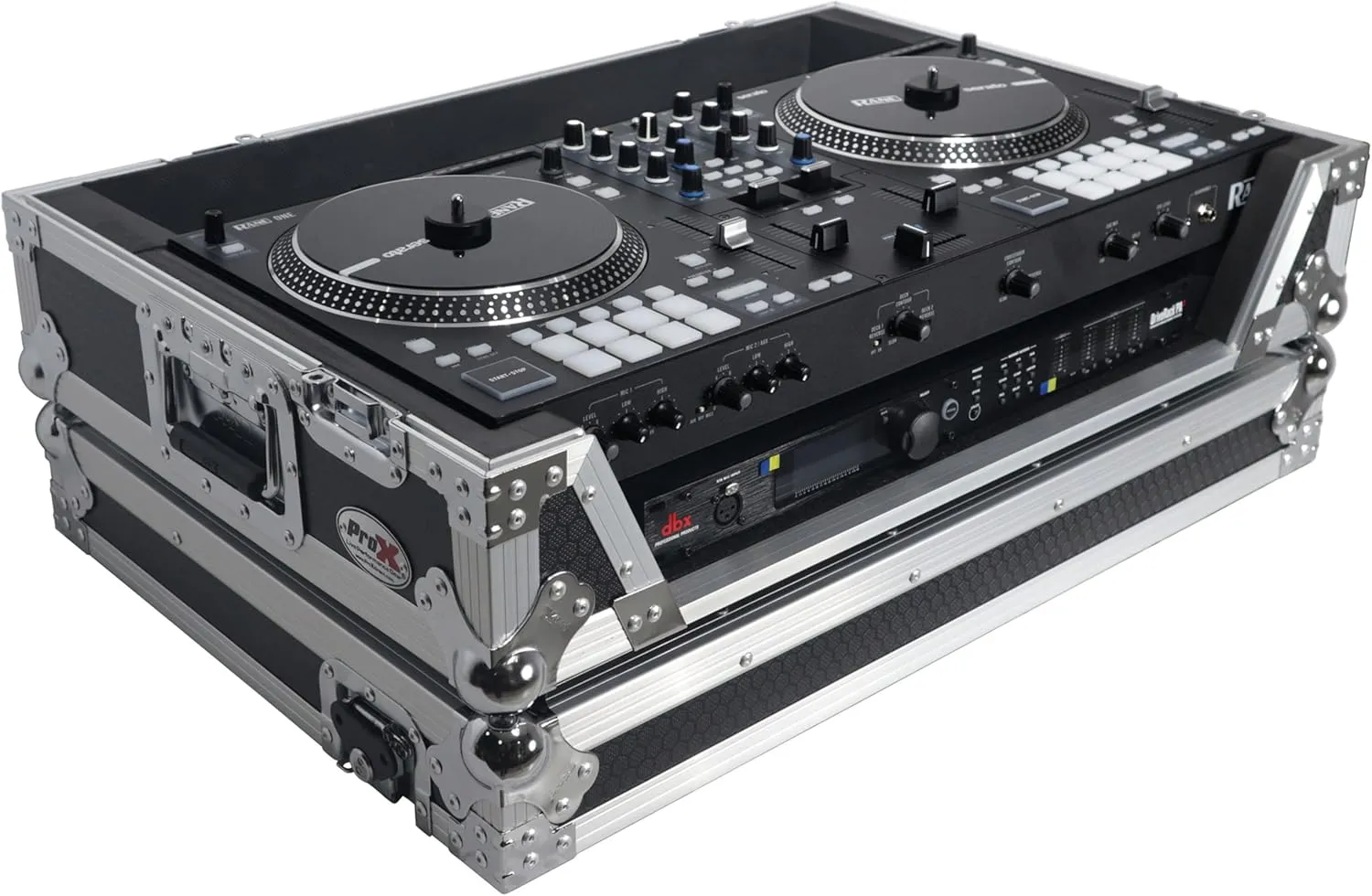 ProX XS-RANEONE W Flight Case For RANE ONE DJ Controller with 1U Rack and Wheels