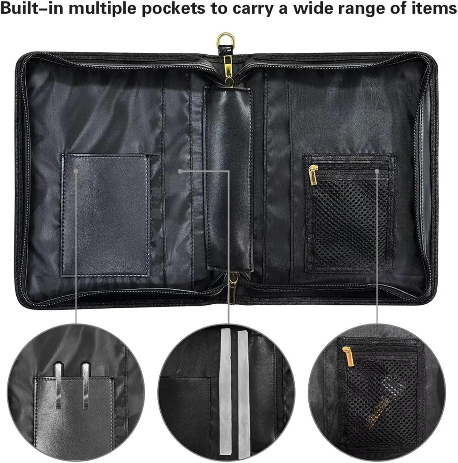 PU Leather Bible Covers for Men 2025 Version, Comes with 2 Leather Bookmarks, Cyan Bible Bag with Handle, Famous Oil Painting Printed Men's Christian Gifts, Built-in Pocket Pen Slots