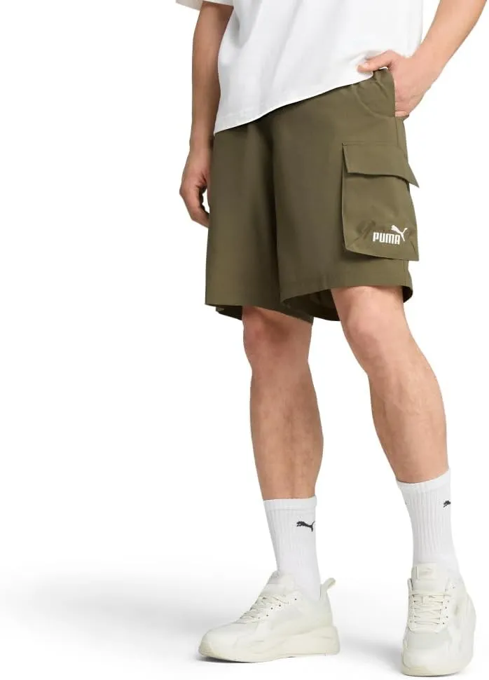 PUMA Men's Essentials Woven 9" Cargo Shorts