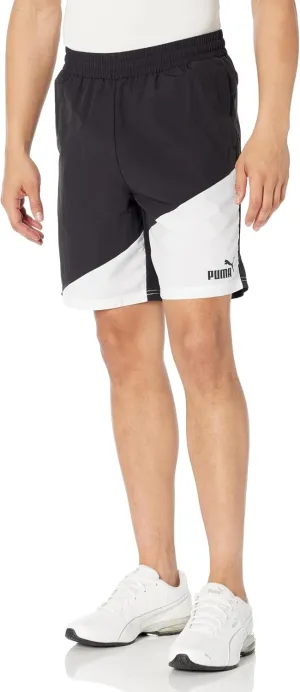 PUMA Men's Power Colorblock Woven 8" Shorts