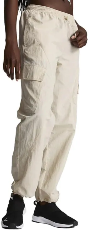 PUMA Womens Classics Turn It Up Cargo Pants Casual - White - Size XL