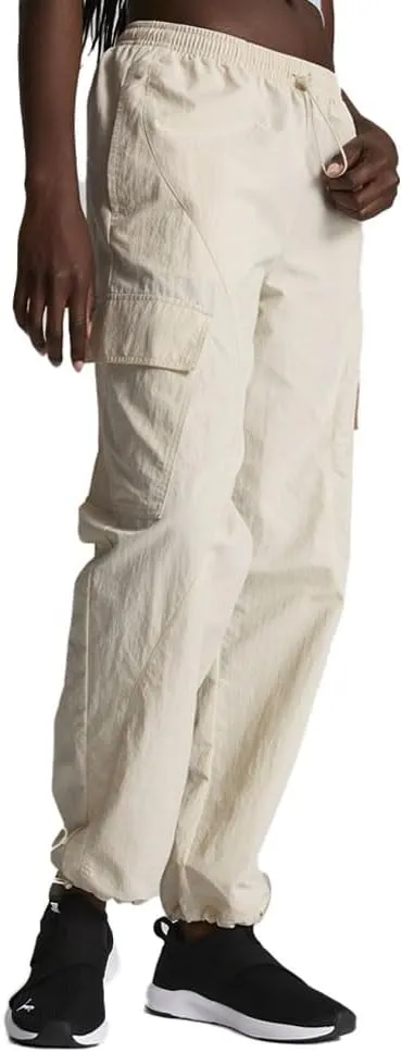 PUMA Womens Classics Turn It Up Cargo Pants Casual - White - Size XL