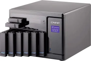 QNAP Turbo NAS TVS-882 NAS Server with Intel Core i5-6500, 32GB DDR4, 2TB SSD for Ultra Fast Storage, 24TB HDD, RAID, QTS 4.2 Operating System