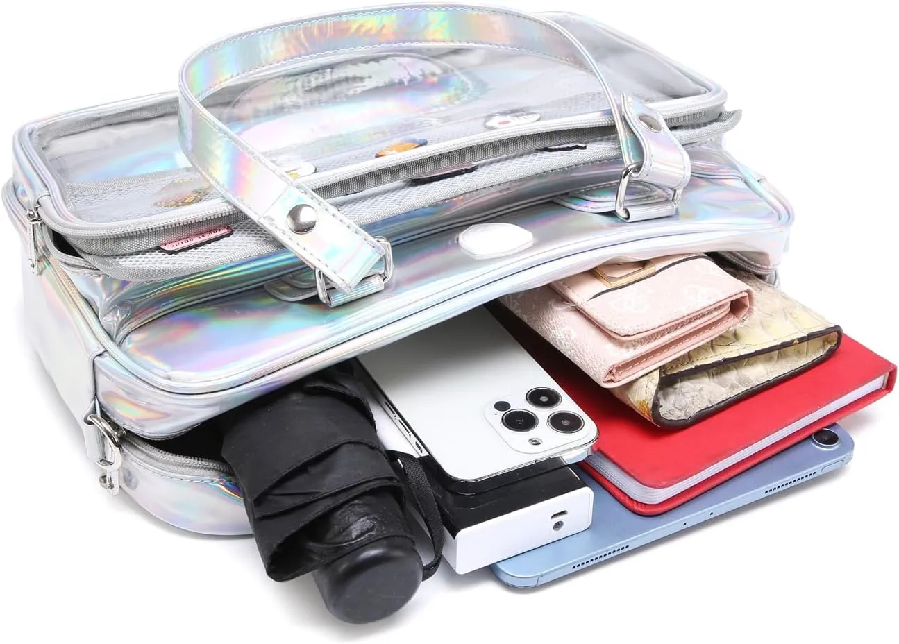 RAINBOW SMILE Ita Bag kawaii Shoulder Bag Messenger Bag Crossbody Kawaii Pin Display Bag for Cosplay