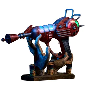 Ray Gun LED lights Replica Prop CoD Zombies Cosplay Collectable (Ray Gun   Zombie Stand   2 Extra battery cell replicas)