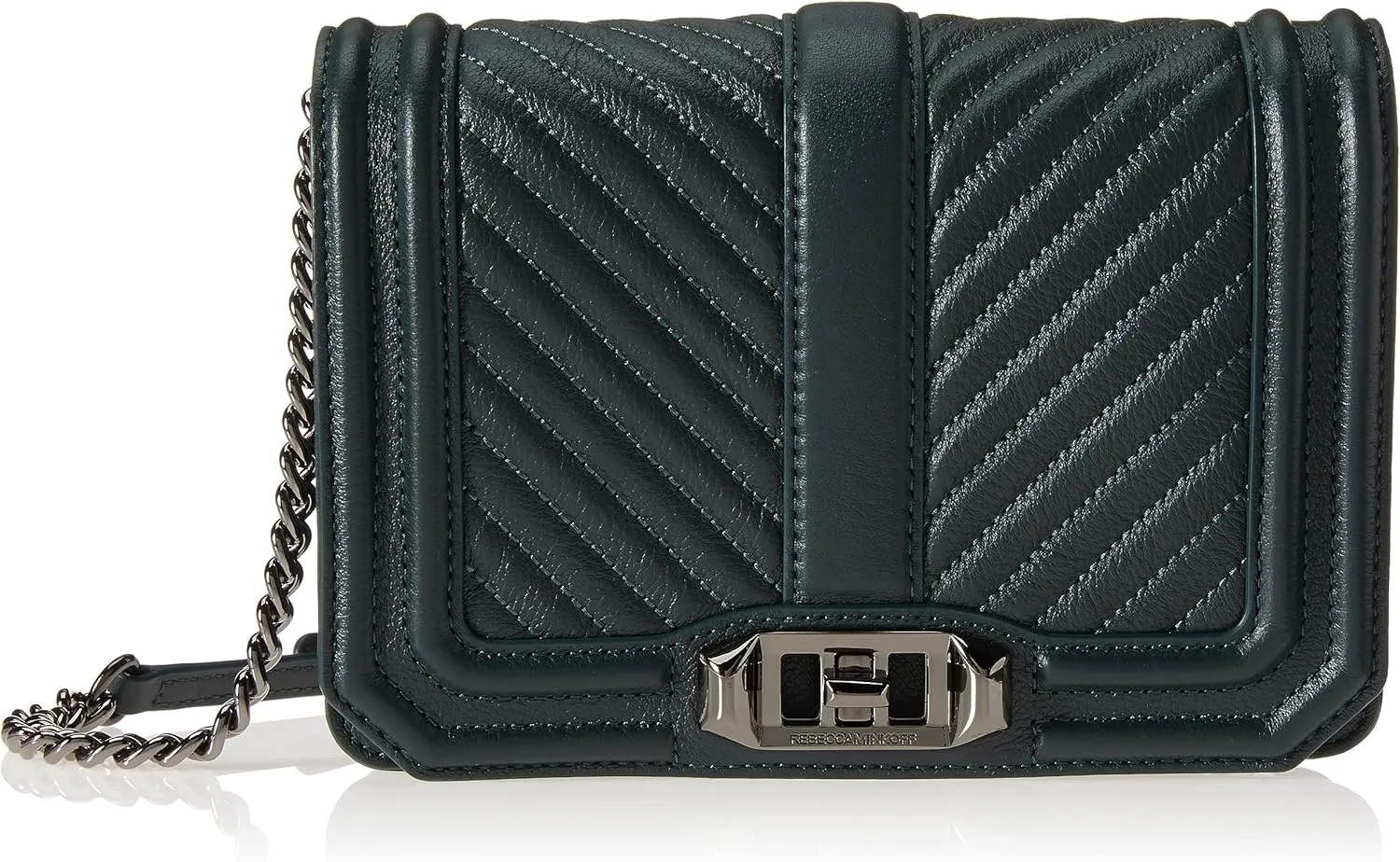 Rebecca Minkoff Women's Chevron Quilted Love Crossbody Bag