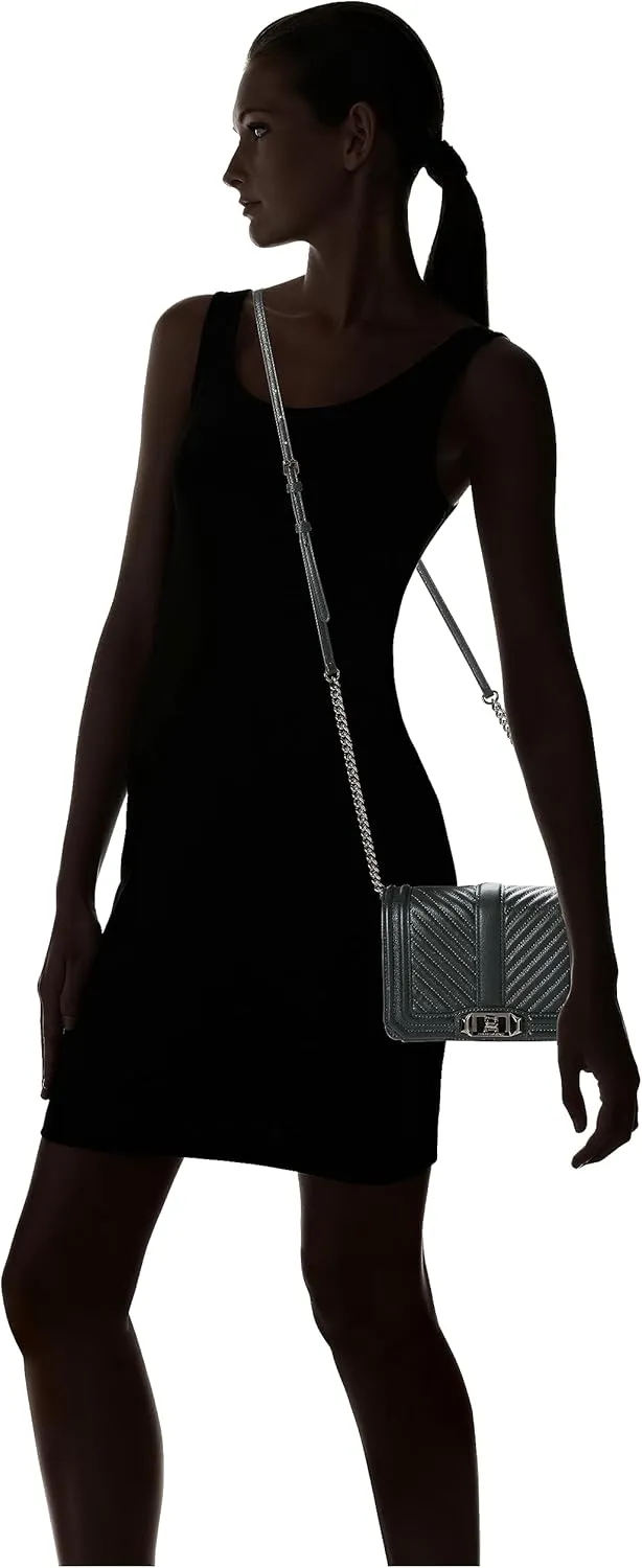 Rebecca Minkoff Women's Chevron Quilted Love Crossbody Bag