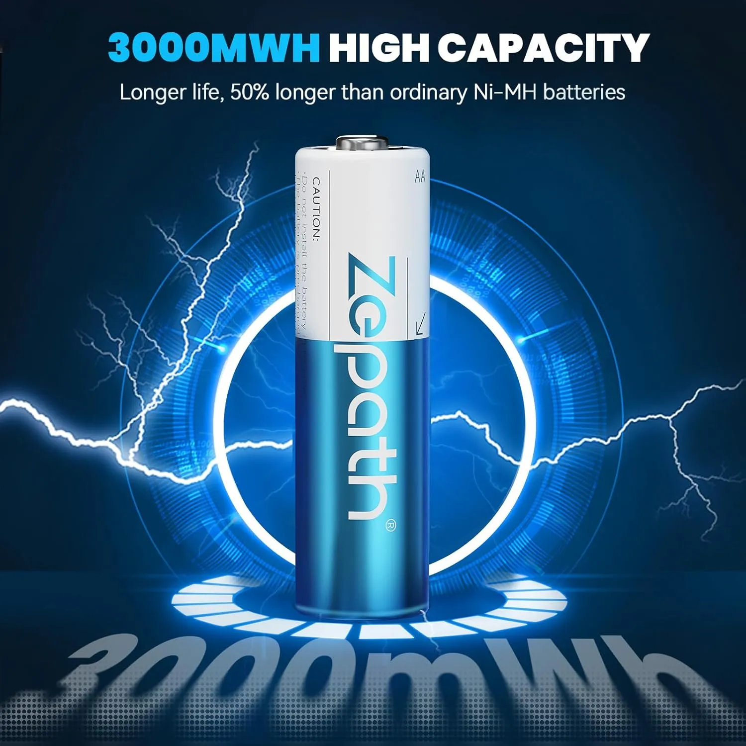 Rechargeable AA Batteries Lithium 12 Pack with Charger 3000mWh High Capacity Double A Battery,1.5V Constant Volt AA Lithium Batteries (Charger 12Pack)