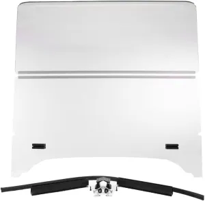 RED DOT Storm Body Folding Windshield for EZGO TXT (94-Up) Golf Carts with Storm Body Kit and 3/4" Roof Supports
