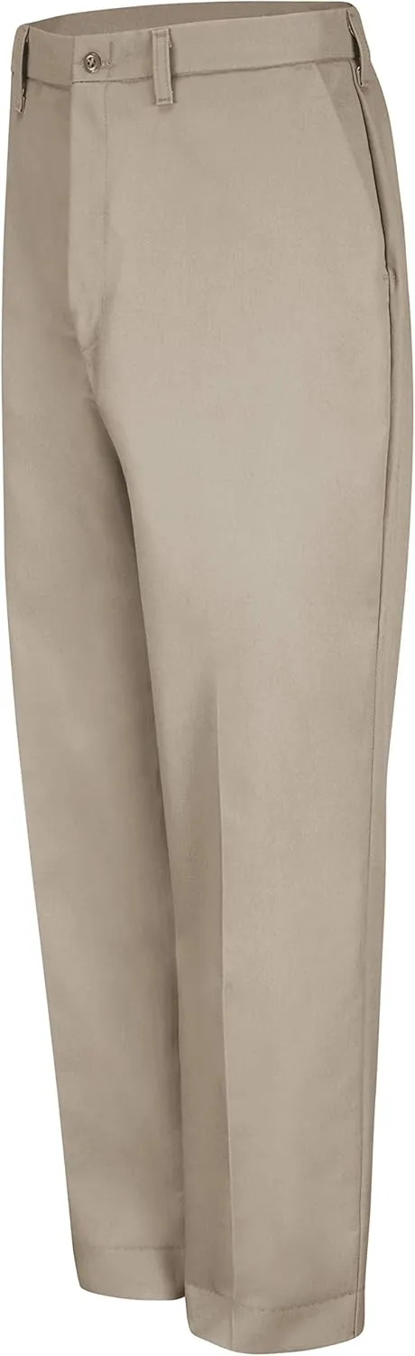 Red Kap Men's Wrinkle-Free Regular Fit Twill Blend Work Pants