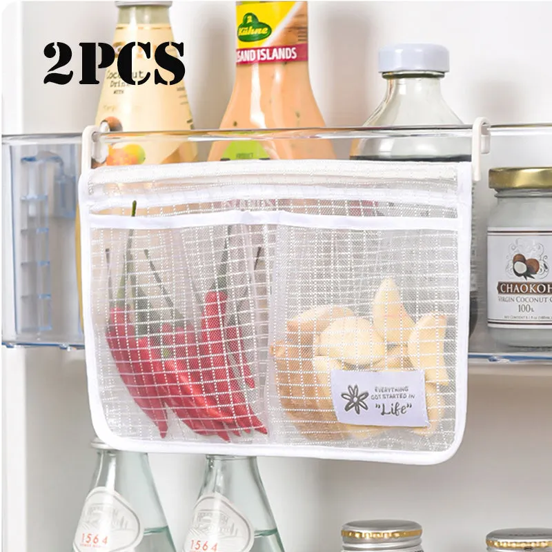 Refrigerator Hanging Storage Bag (2pcs)