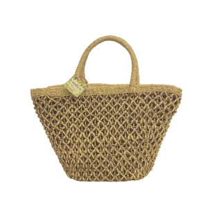 Remdavies Abaca Eyelet Bag with Lining
