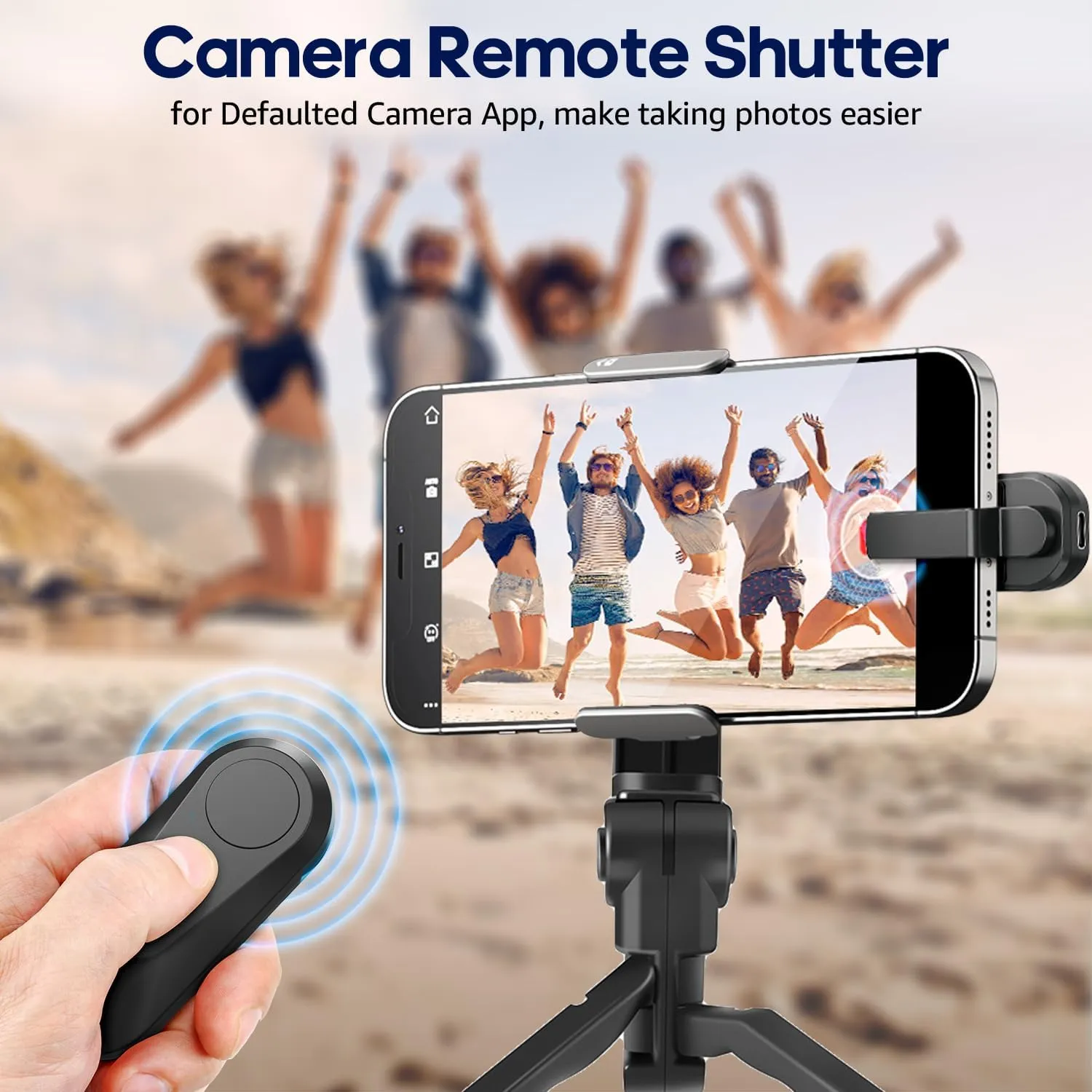 Remote Control Page Turner for Kindle Paperwhite Oasis Kobo eReaders, Camera Camcorder Remote Controls, Page Turner Clicker for ipad Tablets Reading Novels with Wrist Strap Storage Bag