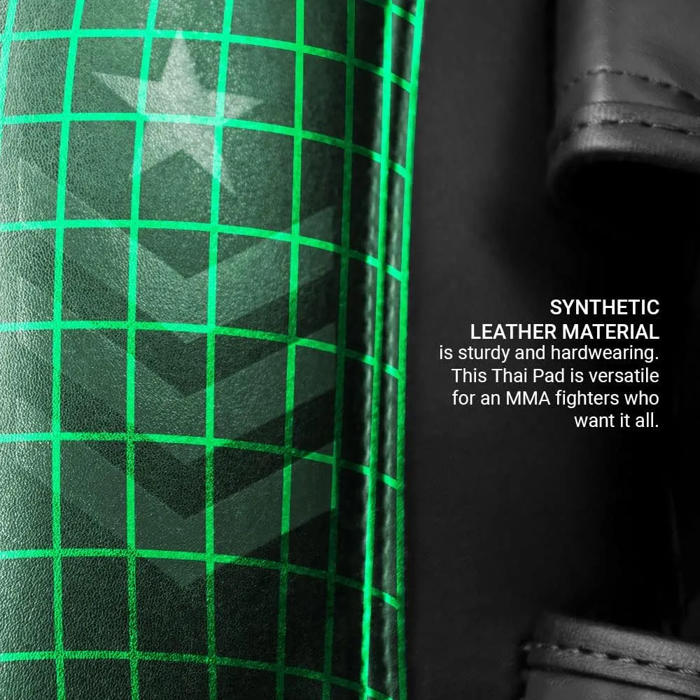 Revgear Premier Deluxe Thai Pads | Punching, Foot, Knee and Elbow Target |Training, Curved Kickboxing Kicking Strike Shield, Coaching Kick Boxing, MMA, Martial Arts (Sold as Pairs)