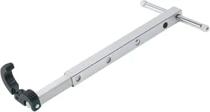 RIDGID 31175 Model 1017 Fold Over Basin Adjustable 10" To 17" Pipe Wrench, Silver, Made In The USA