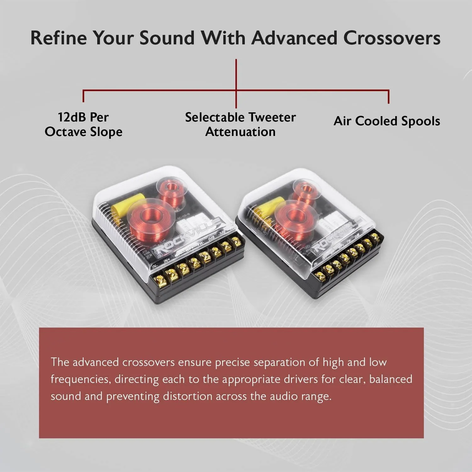 Rockville X6.5C 6.5" Competition Car Audio Speakers, 1000W, CEA, Titanium Tweeters, Audiophile Crossovers, Aluminum Bullet, Perfect for Car Audio