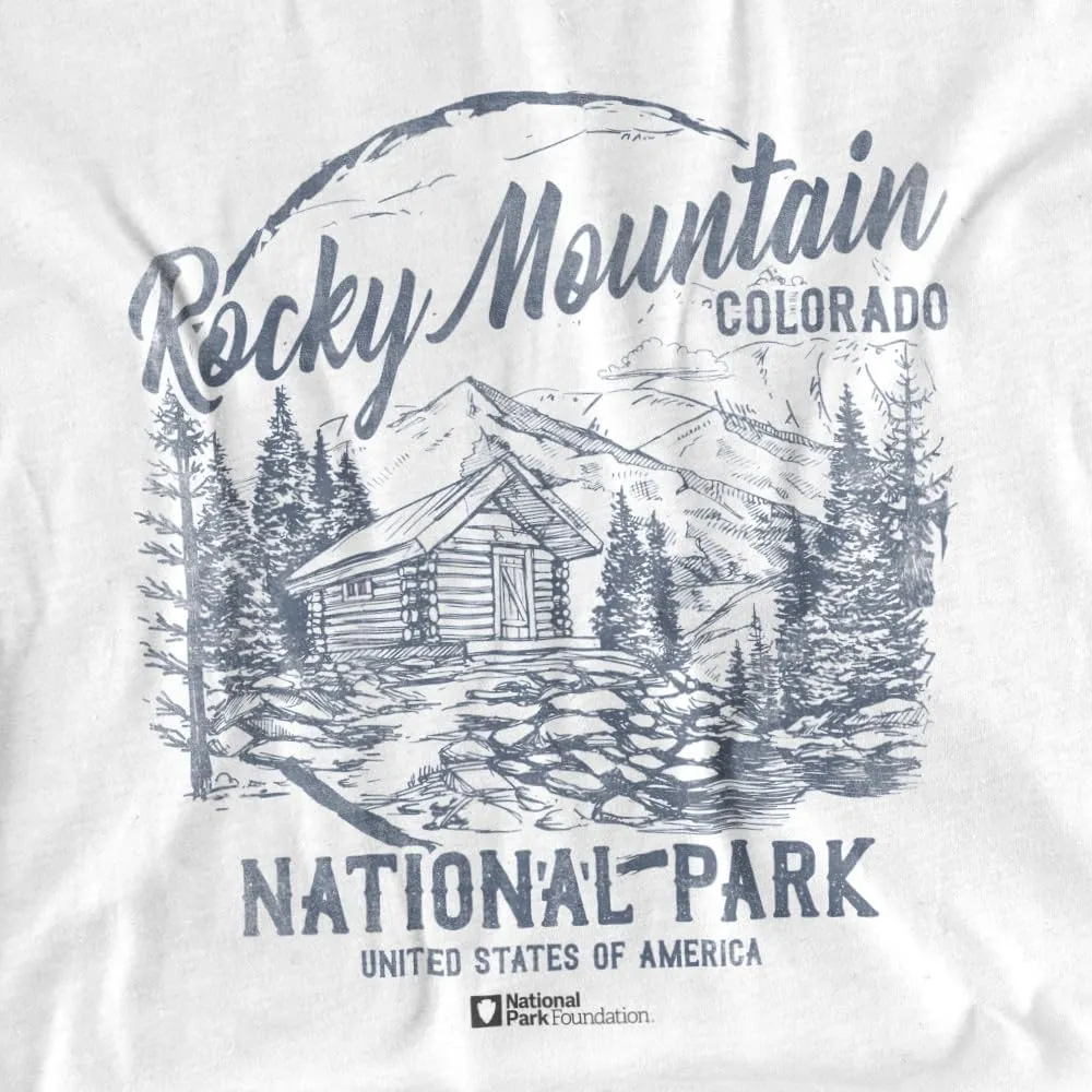 Rocky Mountain National Park Vintage Unisex Adult Long-Sleeve T Shirt