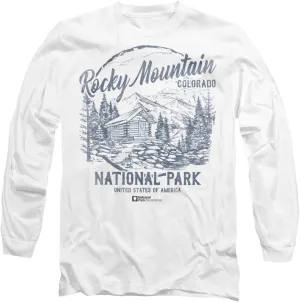 Rocky Mountain National Park Vintage Unisex Adult Long-Sleeve T Shirt