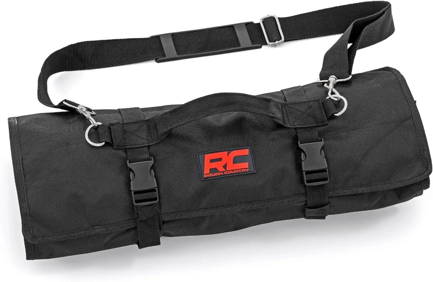 Rough Country Easy Roll-up Tool Bag for UTV and Off Road Vehicles - Water Resistant, 35 Tool Slots, 38" x 18.5"