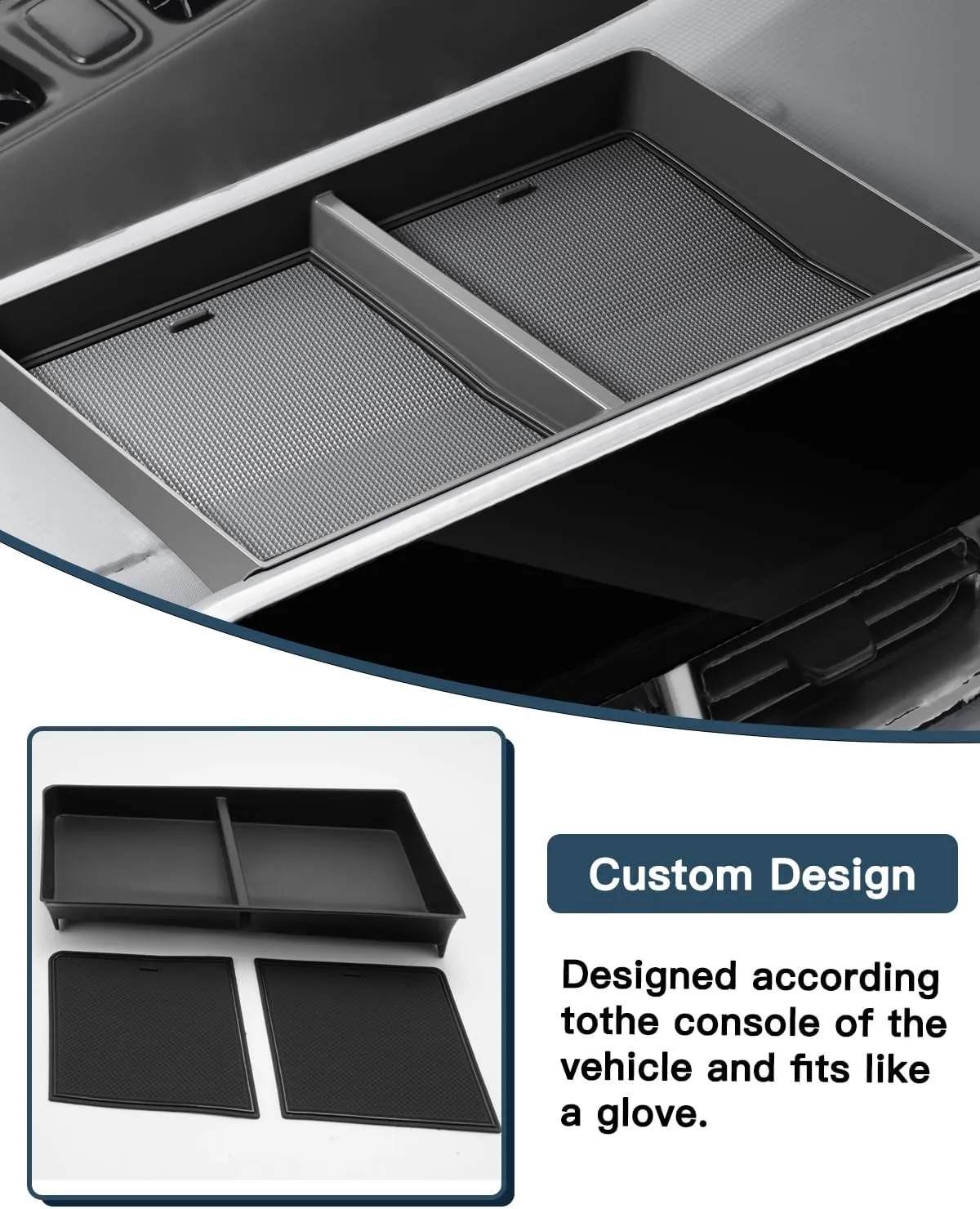 Ruiya 2024 2025 Trax Behind Screen Organizer,for 2024 Chevy Trax Accessories Dash Storage Tray Compatible with 2024 2025 Chevy Trax LT/2RS/ACTIV