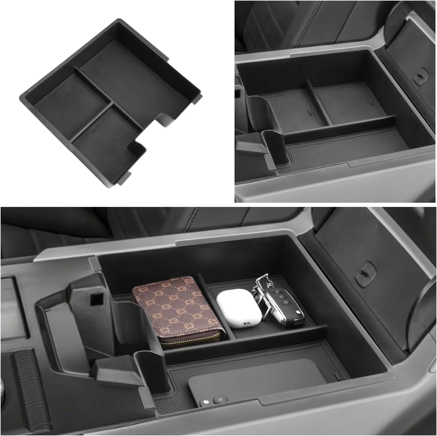 Ruiya Center Console Organizer for GMC Hummer EV Middle Console Organizer,for GMC Hummer EV Accessories Armrest Console Organizer Compatible with 2022 2023 2024 2025 GMC Hummer EV Pickup/SUV