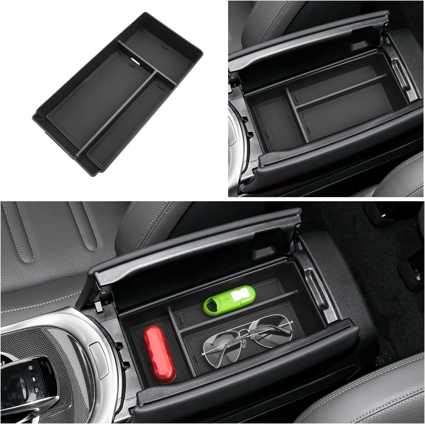 Ruiya G-Class G500/G350/W463/W464 Center Console Organizer for Mercedes Benz G-Class Accessories Middle Console Organizer Compatible with 2018 2019 2020 2021 2022 2023 2024 Benz G-Class