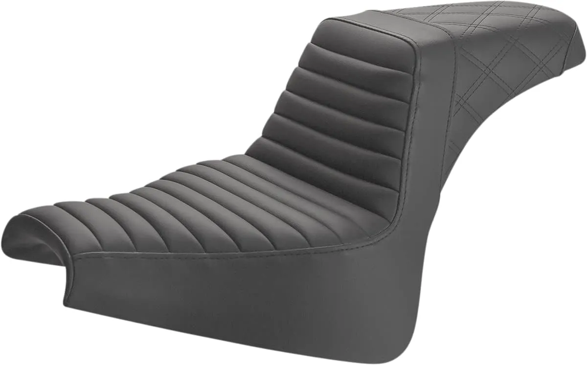 Saddlemen 818-29-176 Step-Up Front TR/Rear LS Seat - Black