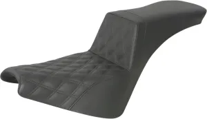 Saddlemen Step-Up Lattice Stitch Black Seat for 2018-2023 Harley FXBB/FXST (818-30-192)