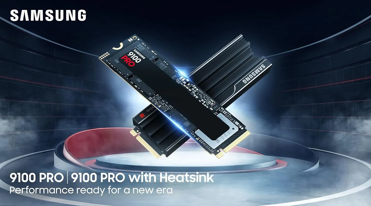 Samsung SSD 9100 PRO 4TB, PCIe 5.0x4 M.2 2280, Seq. Read Speeds Up to 14,800MB/s, Best for AI Computing, Gaming, and Heavy Duty Workstations (MZ VAP4T0B/AM)
