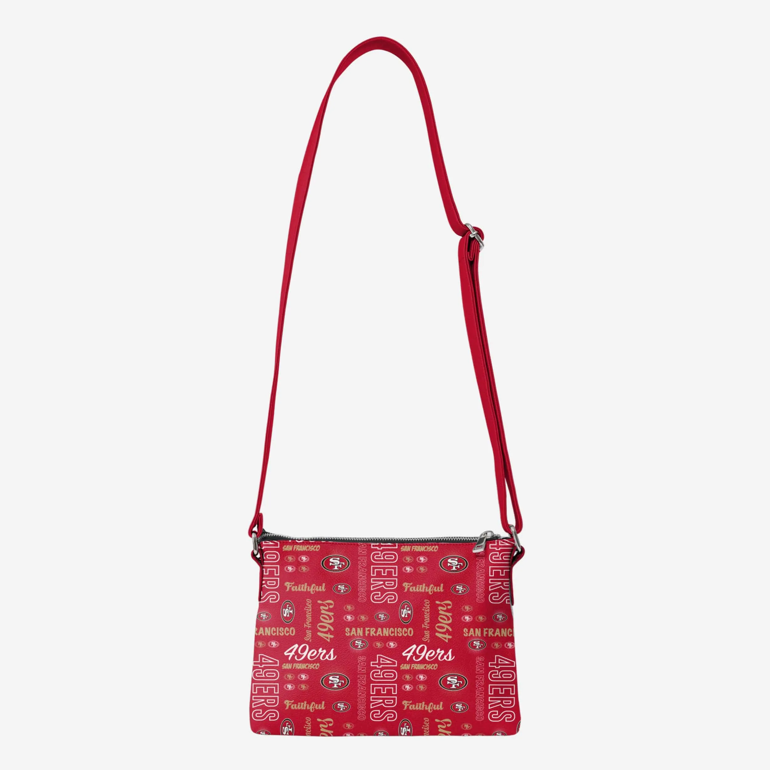 San Francisco 49ers Spirited Style Printed Collection Foldover Tote Bag