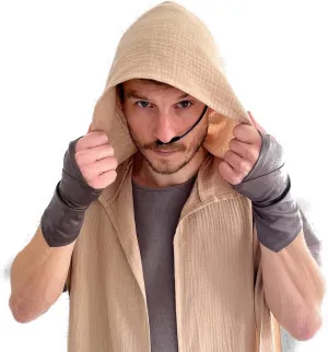 Sand Dune Nose Piece Plug Tube Cosplay Costume Cannula Mask Outfit Suit Still Prop Accessory Gift