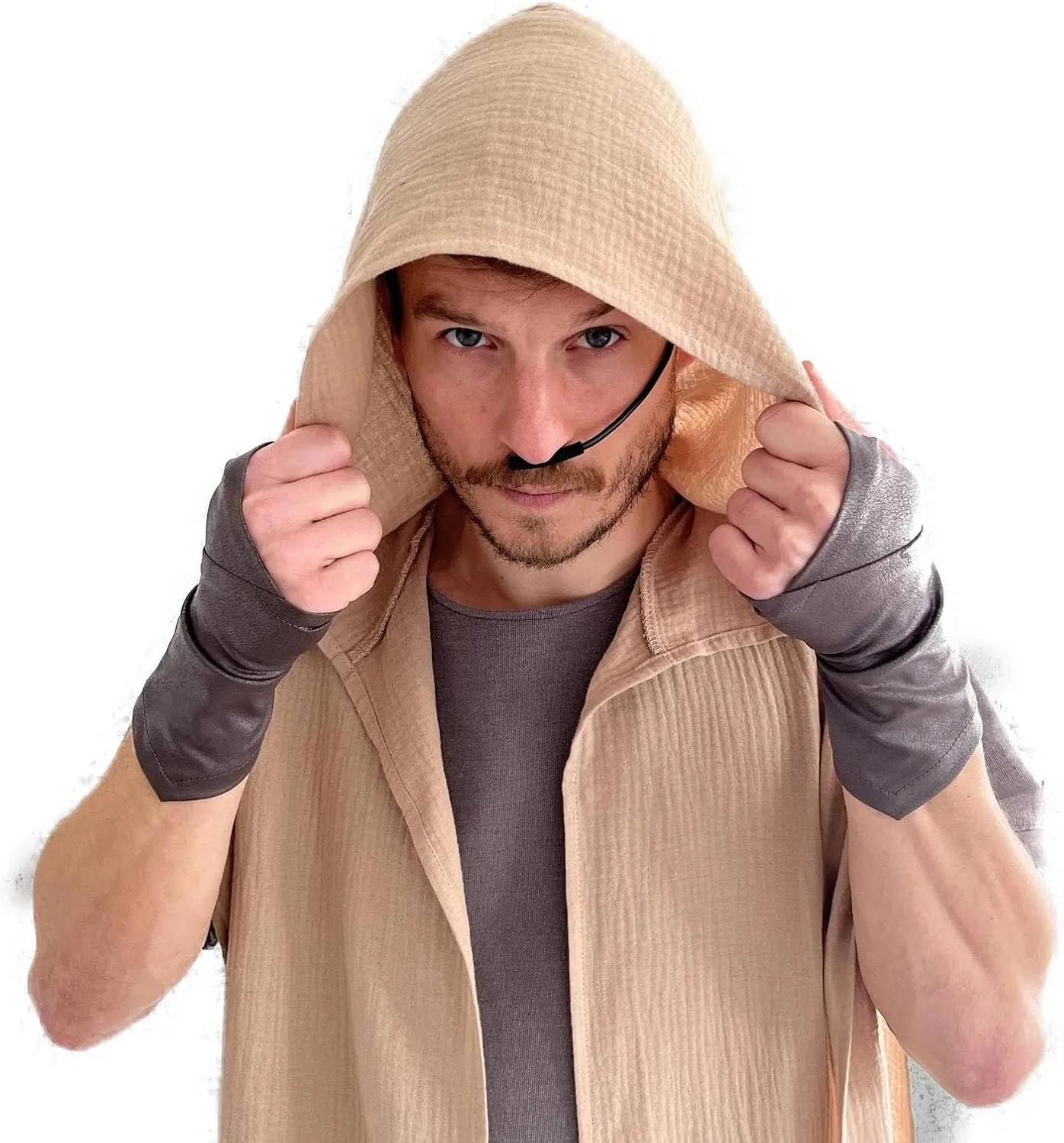 Sand Dune Nose Piece Plug Tube Cosplay Costume Cannula Mask Outfit Suit Still Prop Accessory Gift