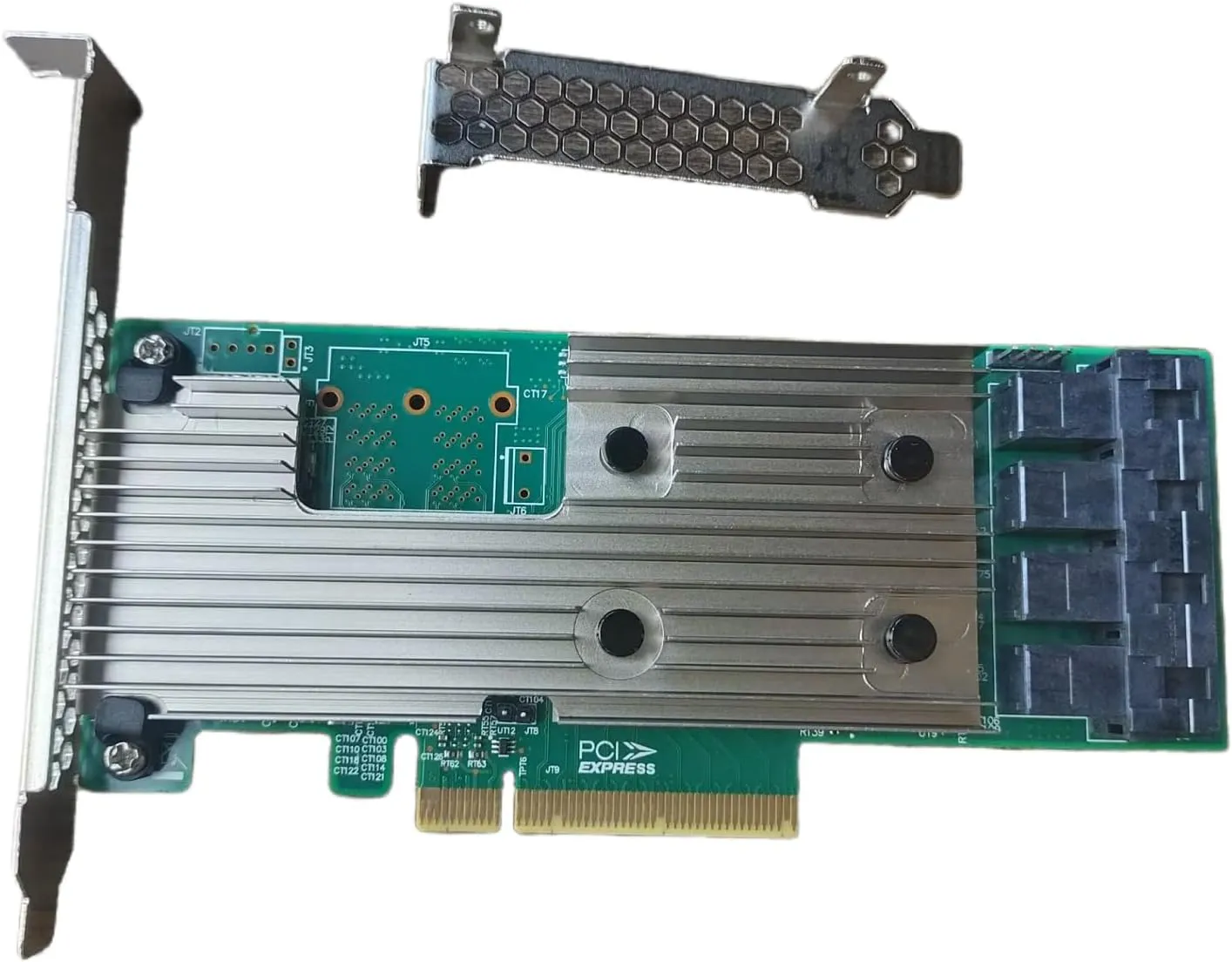 SAS9305-16i SATA SAS 16 Port HBA 12Gbs RAID Controller Card Host Bus Adapter PCIe 3.0 x8 IT-Mode 05-25703-00 Card (9305-16i   4 * 8643 SATA)