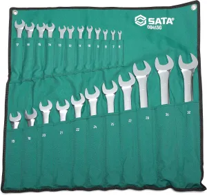 SATA 23 Piece 12 Point Combination Wrench Set | Metric sizes 6mm - 32mm | Off Corner Loading | ST08413G