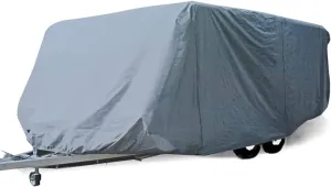 SavvyCraft Economic Guard Travel Trailer Camper Cover, Breathable RV Trailer Cover Fits 11 feet to 13 feet