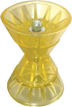 SeaSense Super Polymer Bow Roller, 4-Inch,Yellow