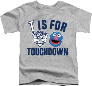 Sesame Street Collegiate Official Alphabet Unisex Toddler T Shirt Collection
