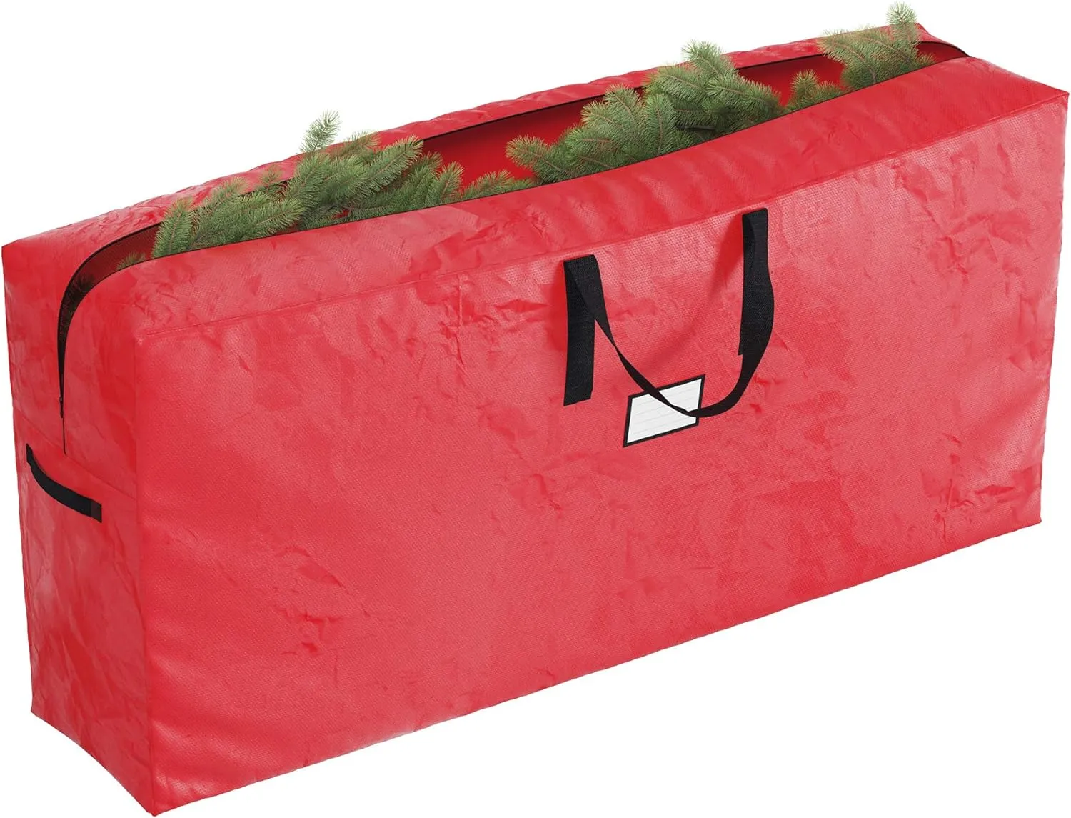 Set of 2 Christmas Tree Storage Bags - Fits 9-Foot Artificial Tree Each - Protect Holiday Decorations from Moisture and Damage by Elf Stor (Red)
