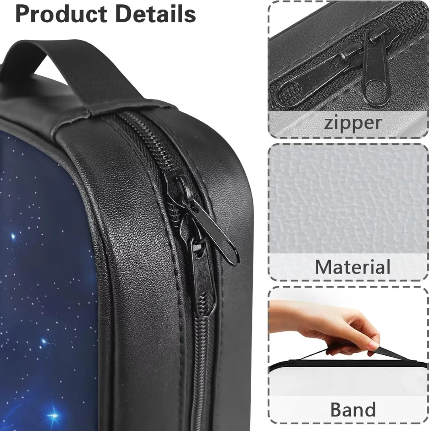 Sheep Bible Bag Cute Bible Cover Case Pu Leather Carrying Bag with Inner Side Pocket Christian Gifts Bible Cover Case for Women Men Lady Worship Bag